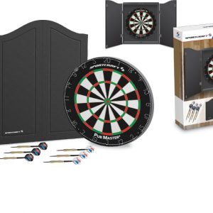 Sportcraft - Cabinet Dart Board Set